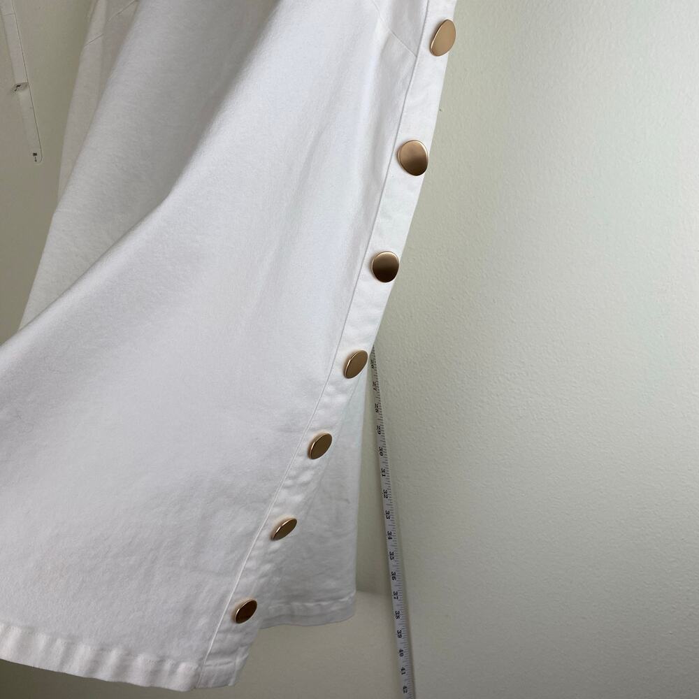 Tuckernuck Hyacinth House Bitsy White Twill Button Mini Dress XL - Picture 11 of 16